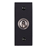 1 Gang Steel Dolly Architrave Switch Matt Black Bevelled Plate