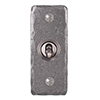 1 Gang Steel Dolly Architrave Switch Polished Hammered Plate