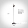 Chelsea Floor Lamp in Beeswax