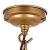 Barnham Lantern with Three Lights in Old Gold