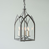 Barnham Lantern with Three Lights in Polished