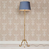 Bourdon Floor Lamp in Old Gold