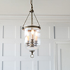 Chesterfield Pendant in Antiqued Brass