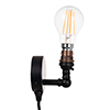 Thorpe Plug-In Wall Light in Matt Black 