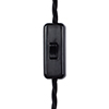 Thorpe Plug-In Wall Light in Matt Black 