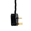 Thorpe Plug-In Wall Light in Matt Black 
