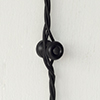 Thorpe Plug-In Wall Light in Matt Black 