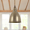 Barbican Pendant Light in Antiqued Brass