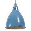 Barbican Pendant Light in Blue (inside Ivory)