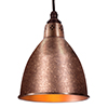 Barbican Pendant Light in Heritage Copper