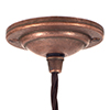 Barbican Pendant Light in Heritage Copper