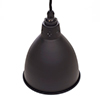 Barbican Pendant Light in Matt Black (inside Ivory)