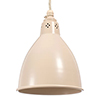 Barbican Pendant Light in Plain Ivory