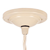 Barbican Pendant Light in Plain Ivory