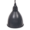 Barbican Pendant Light Slate Grey (inside white)