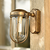 Clipper Light in Antiqued Brass
