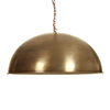 Highgate Pendant Light in Antiqued Brass (inside Ivory)