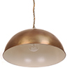 Highgate Pendant Light in Antiqued Brass (inside Ivory)