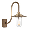 Granary Light in Antiqued Brass