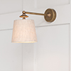 Arlington Wall Light in Antiqued Brass