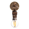 Arlington Wall Light in Antiqued Brass