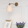 Arlington Wall Light in Antiqued Brass