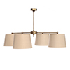 Arlington Pendant Light in Antiqued Brass