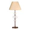 Seymour Fluted Glass Table Lamp in Antiqued Brass