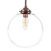 Holborn Glass Pendant Light in Heritage Copper