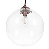 Holborn Glass Pendant Light in Heritage Copper