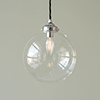 Holborn Glass Pendant Light in Nickel