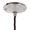 Holborn Glass Pendant Light in Nickel