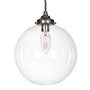 Holborn Glass Pendant Light in Polished