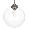 Holborn Glass Pendant Light in Polished