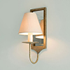 Sandown Wall Light in Antiqued Brass