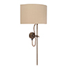 Lymington Wall Light in Antiqued Brass