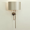 Lymington Wall Light in Antiqued Brass