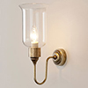 Chester Wall Light in Antiqued Brass