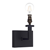 Langham Wall Light in Matt Black