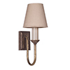 Rowsley Single Wall Light in Antiqued Brass