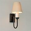 Rowsley Single Wall Light in Matt Black