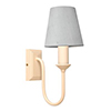 Rowsley Single Wall Light in Plain Ivory