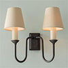 Rowsley Double Wall Light in Beeswax