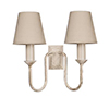 Rowsley Double Wall Light in Old Ivory