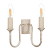 Rowsley Double Wall Light in Old Ivory