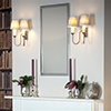 Rowsley Double Wall Light in Polished