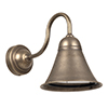 Boathouse Outdoor Wall Light in Antiqued Brass