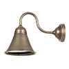 Boathouse Outdoor Wall Light in Antiqued Brass