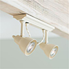 Edgeware Spotlight Strip in Plain Ivory - 2 Spots