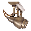 Edgeware Spotlights in Antiqued Brass - 3 Spots